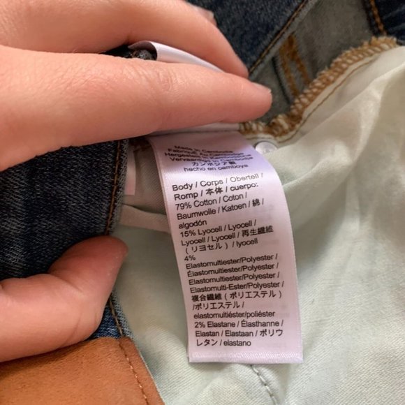 J Crew Women's Slim Demi Boot Cut Jeans Denim Medium Wash Blue Fray Flare 30 - Picture 8 of 11